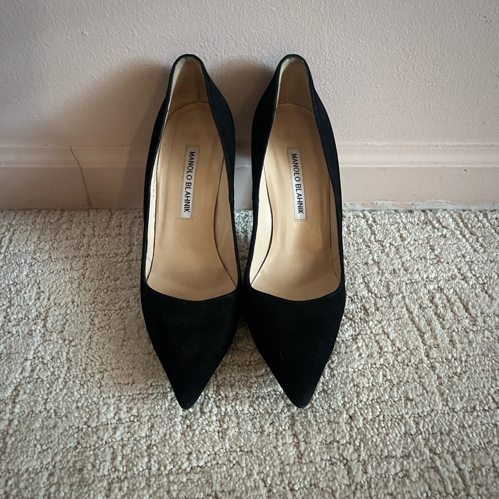 Manolo Blahnik Black Women's Shoes